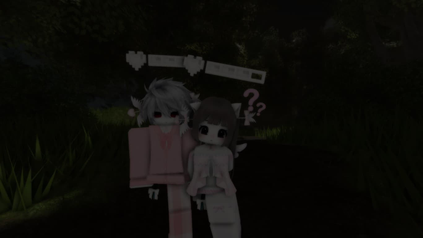 Berdua di hutan gelap